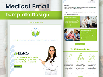 MailChimp Medical Email Template Design/Newsletter.