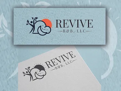 Revive B&B LLC logo Design 2d logo 3d brand design brand designer branding colorful creative logo design designer email fresh gradient graphicdesign illustration logo logodesign ui ux vector web design