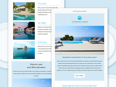 Sea Beach Email Marketing Template