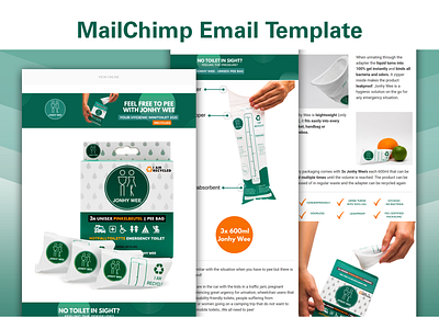 MailChimp Products Email Newsletter Template 2022