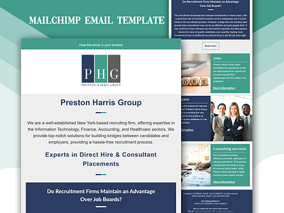 Preston Harris Group Email  Template Design