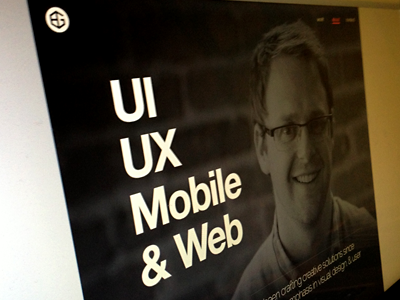 About Screen about clean minimal portfolio responsive web website