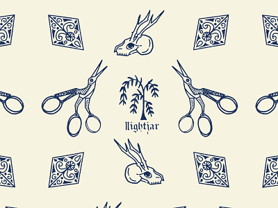 Nightjar Hotel Branding blackletter boutique hotel boutique logo brand illustration branding design edgy logo illustration design typography
