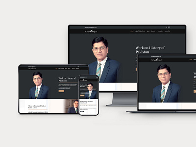 Website Design for Yahya Amjad (Author) branding design graphic design ui ux we