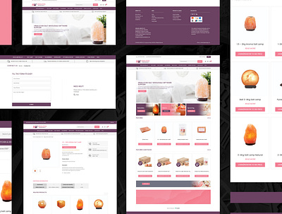 Himalayan Wholesale Pink Salt Ecommerce B2B Website Design ecommerce ui uxdesign web webdesign webdesigner websitedesignanddevelopment