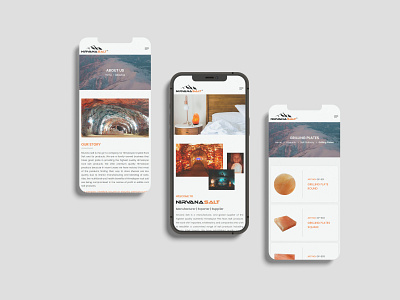 Website Design for Nirvana Salt Company app branding himaliyansalt logo saltwebdesign ui uiuxdesign ux vector web webdesign websitedesignanddevelopment