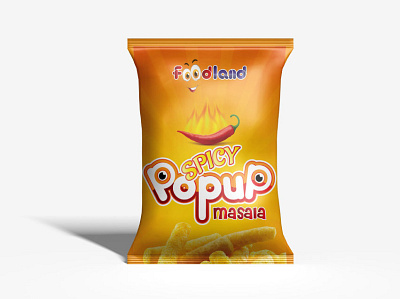 Foodland Pops Packaging Design branding graphic design logo