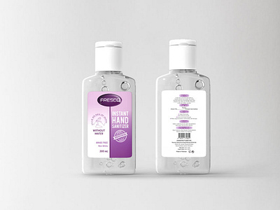 Fresco Hand Sanitizer Label Design