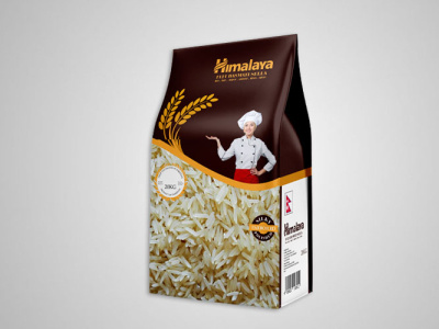 Himalaya Rice Packaging Design branding graphic design illustration packaging ricepackagingdesign vector