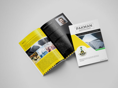 Business Card, letterhead and Catalog Design for PAKMAN