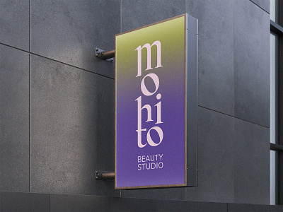 Mohito Beauty Studio Visual Identity branding design graphic design identity logo typography vector