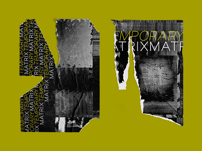 Temporary Matrix Exhibition Visual Identity