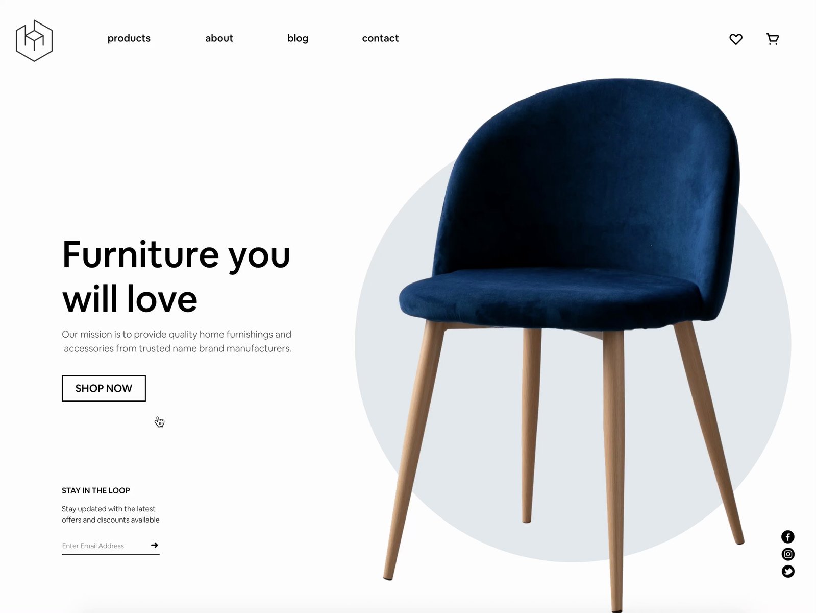 Furniture site Interaction by Sohana Mohanty on Dribbble