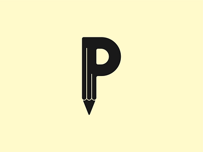 "P" + pencil