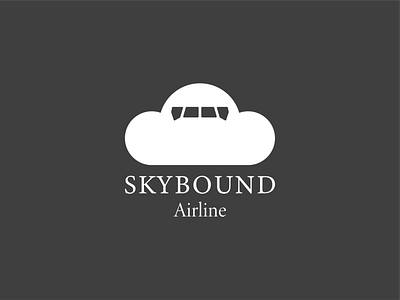 Plane + Cloud branding dailylogochallenge design flat graphicdesign illustration illustrator logo vector