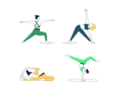 Yoga Illustration design graphic graphicdesign illustration illustrator vector