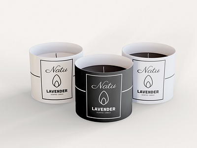 Weekly Warm-up | Packaging for a candle brand brand branding graphic design graphicdesign identity illustrator logo packaging vector