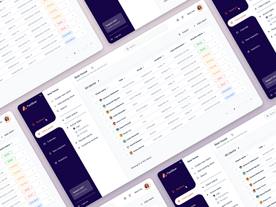 FastBear, client panel - dashboard design