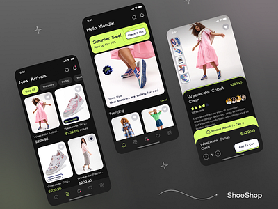 ShoeShop, e-commerce mobile app app design branding design e commerce figma mobile app shoes shop shopping ui