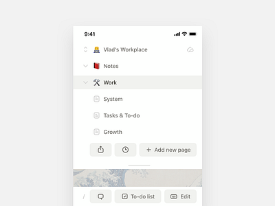 Exploring Notion iOS Navigation