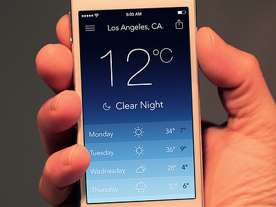 Weather App app ios weather