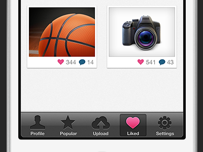 Dribbble for iOS app dribbble fun ios iphone