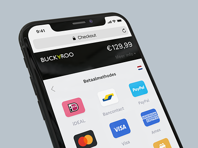 Buckaroo Fast Checkout Redesign buckaroo checkout checkout page ios payment app payment method webapp
