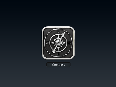 Compass icon for mojo 2g 3gs 4 default icons iphone replacement theme