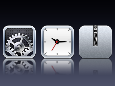 3 improved/new icons - MOJO 2 HD 2g 3gs 4 client default icons iphone map replacement theme work