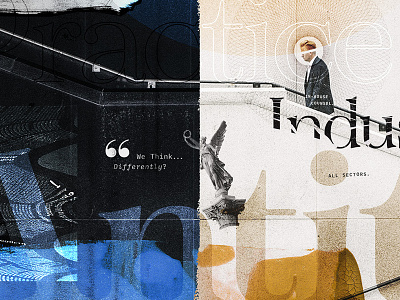 Editorial Illustration No.1 collage contrast editorial graphic design illustration texture