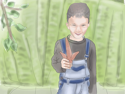 The boy childrens illustration illustration photoshop