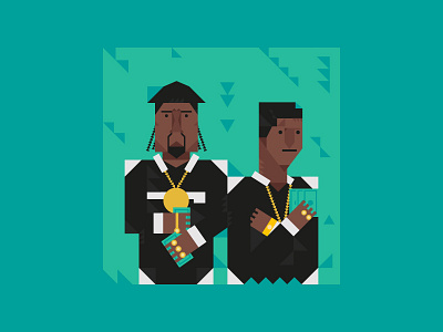 Hip Hop Covers: Paid In Full (1987) album black music cover eric b hip hop music polygon rakim rap simetric triangle vector