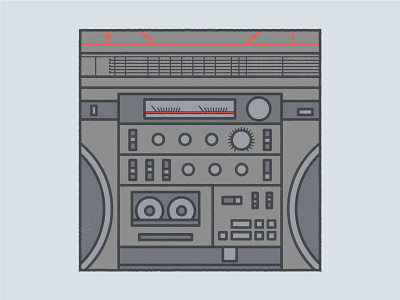 Hip Hop Covers: Radio (1985) boombox cover grunge hip hop ll cool j music radio vector