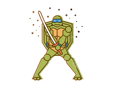 Turtle Attack attack comic katana mutant new york ninja ninjutsu renaissance sword teenage turtle vector