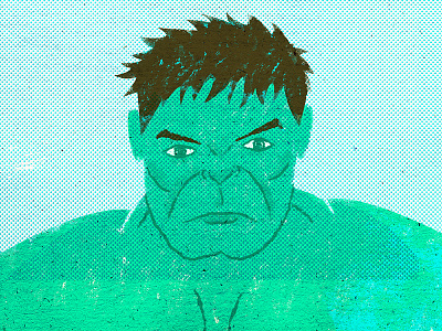 Hulk character green hulk marvel portrait