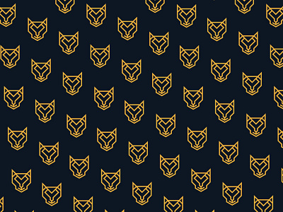 Robocat pattern cat pattern robot vector