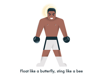 RIP Muhammad Ali ali box boxing portrait vector