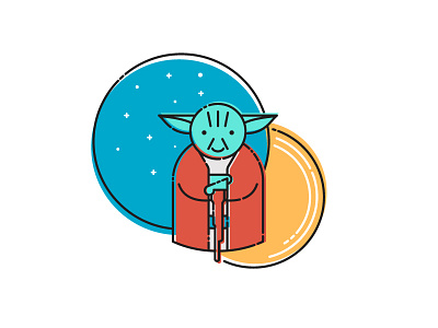 Master Jedi star wars vector yedi yoda