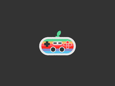 Apple Pad apple color nintendo pad spectrum usb vector videogames