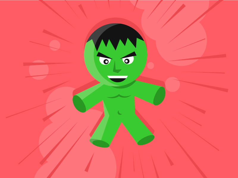 Download Baby Hulk by Borja Pedrajas on Dribbble