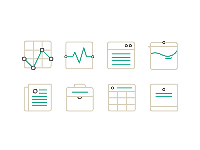 Branding Icons business icons knowledge web wellness work