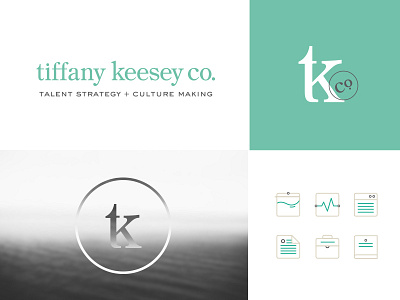 Tiffany Keesey Consulting branding consulting hr human resources logo mark tk