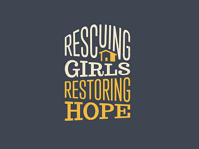 The Potter's Hand Foundation t-shirt grunge home house lettering rescue rescuing safe safe house texture tshirt tshirt design typography