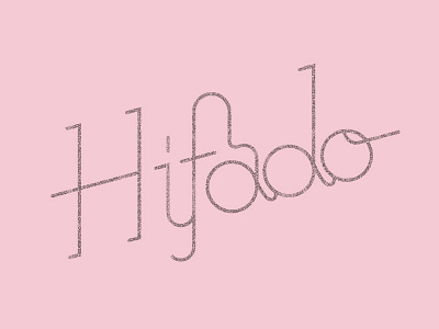 Hifado typography geometric modern retro typography