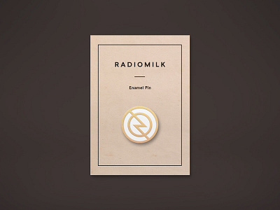Radiomilk Enamel Pin