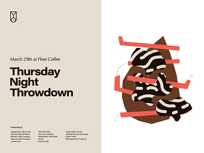 Barista Tournament Flier for Fleet Coffee flier graphic design layout poster typography
