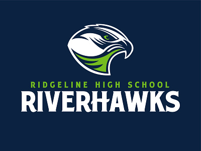 Ridgeline Riverhawks Logo art branding design icon illustration illustrator logo logo design logos vector