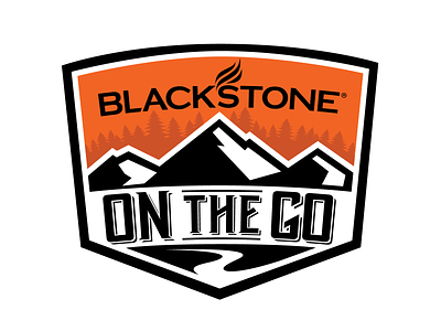 Blackstone On The Go Badge badge brand brand identity branding design logo logo design vecotr