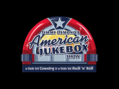 Jimmy Osmond's American Jukebox Logo brand design brand identity branding design designer illustration logo logo design logo design branding logo designer logos vector