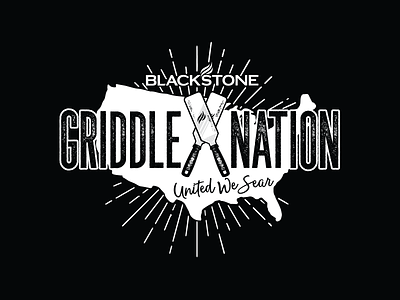 Griddle Nation Shirt Design badge brand design branding shirt tee tee design vector